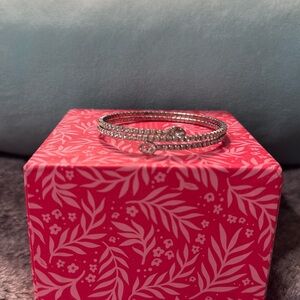Swarovski bangle wrap stretch bracelet.